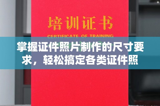 颍东掌握证件照片制作的尺寸要求，轻松搞定各类证件照
