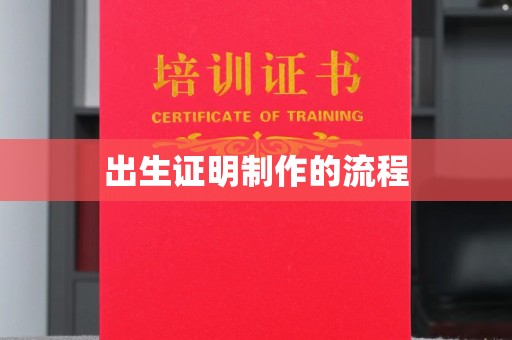 颍东出生证明制作的流程
