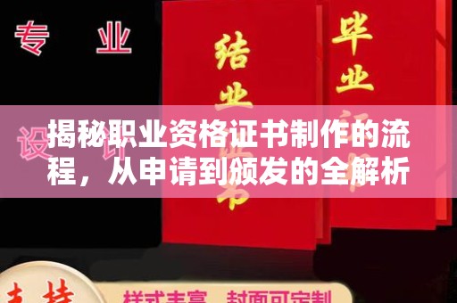 颍东揭秘职业资格证书制作的流程，从申请到颁发的全解析