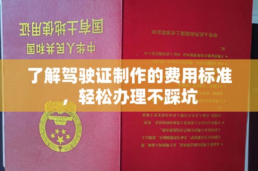 颍东了解驾驶证制作的费用标准，轻松办理不踩坑